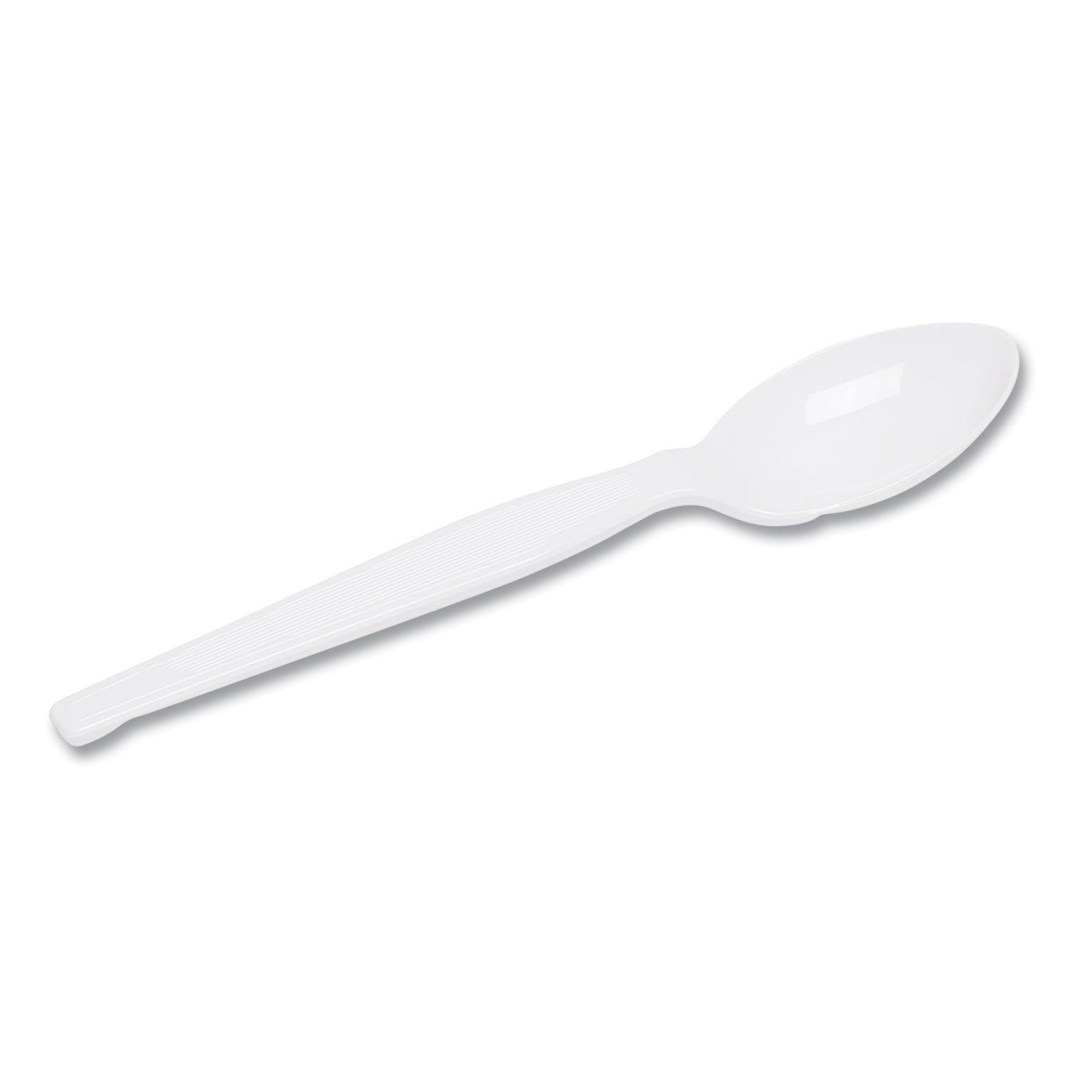Dixie Heavyweight Disposable Teaspoons by GP Pro - Teaspoon - 1 x Teaspoon - White - 1000 / Carton