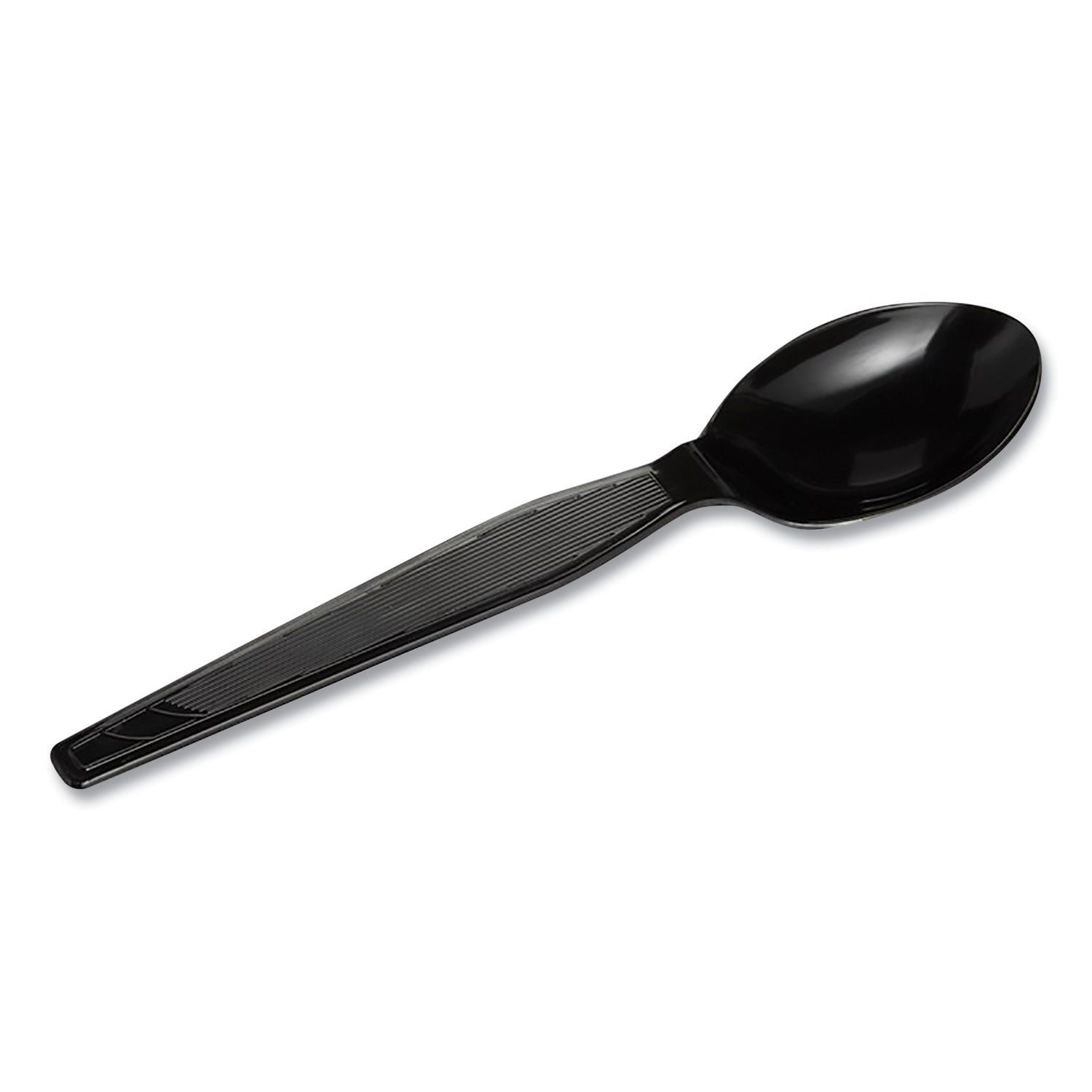 Dixie Heavyweight Disposable Teaspoons by GP Pro - Teaspoon - 1 x Teaspoon - Black - 1 Carton