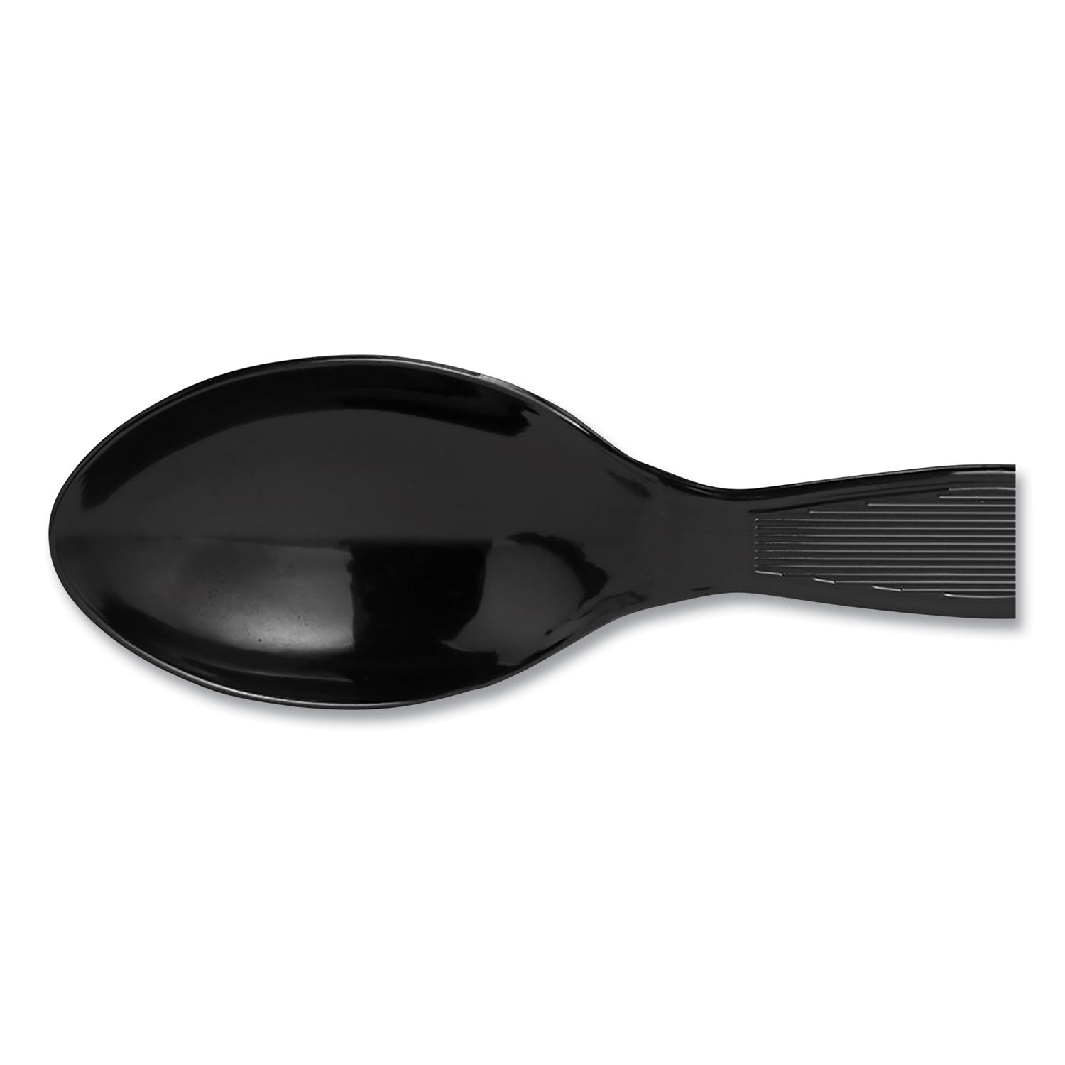 Dixie Heavyweight Disposable Teaspoons by GP Pro - Teaspoon - 1 x Teaspoon - Black - 1 Carton