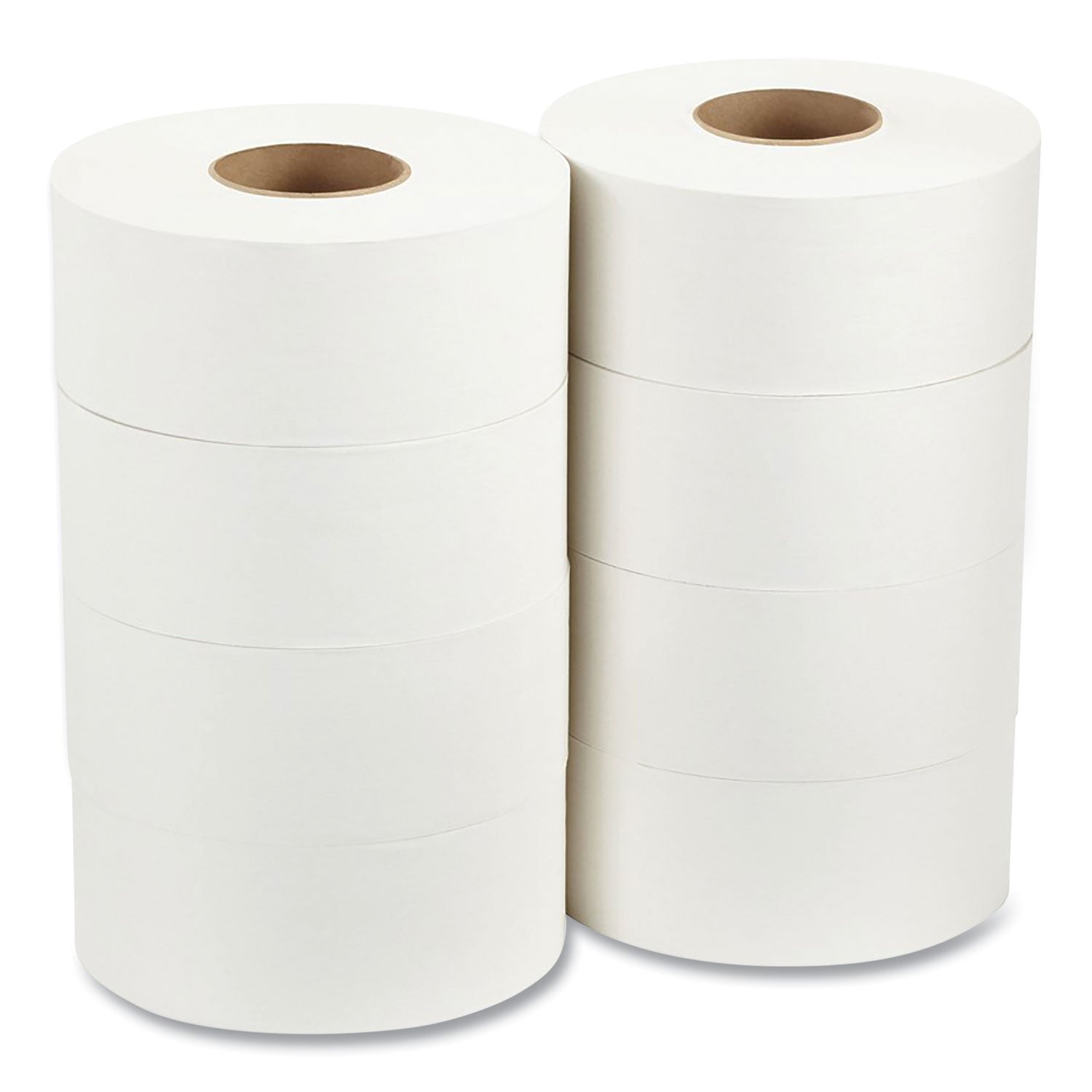 Pacific Blue Basic Jumbo Jr. High-Capacity Toilet Paper - 2 Ply - 3.50" Width x 1000 ft Length - White - Fiber - 8 / Carton