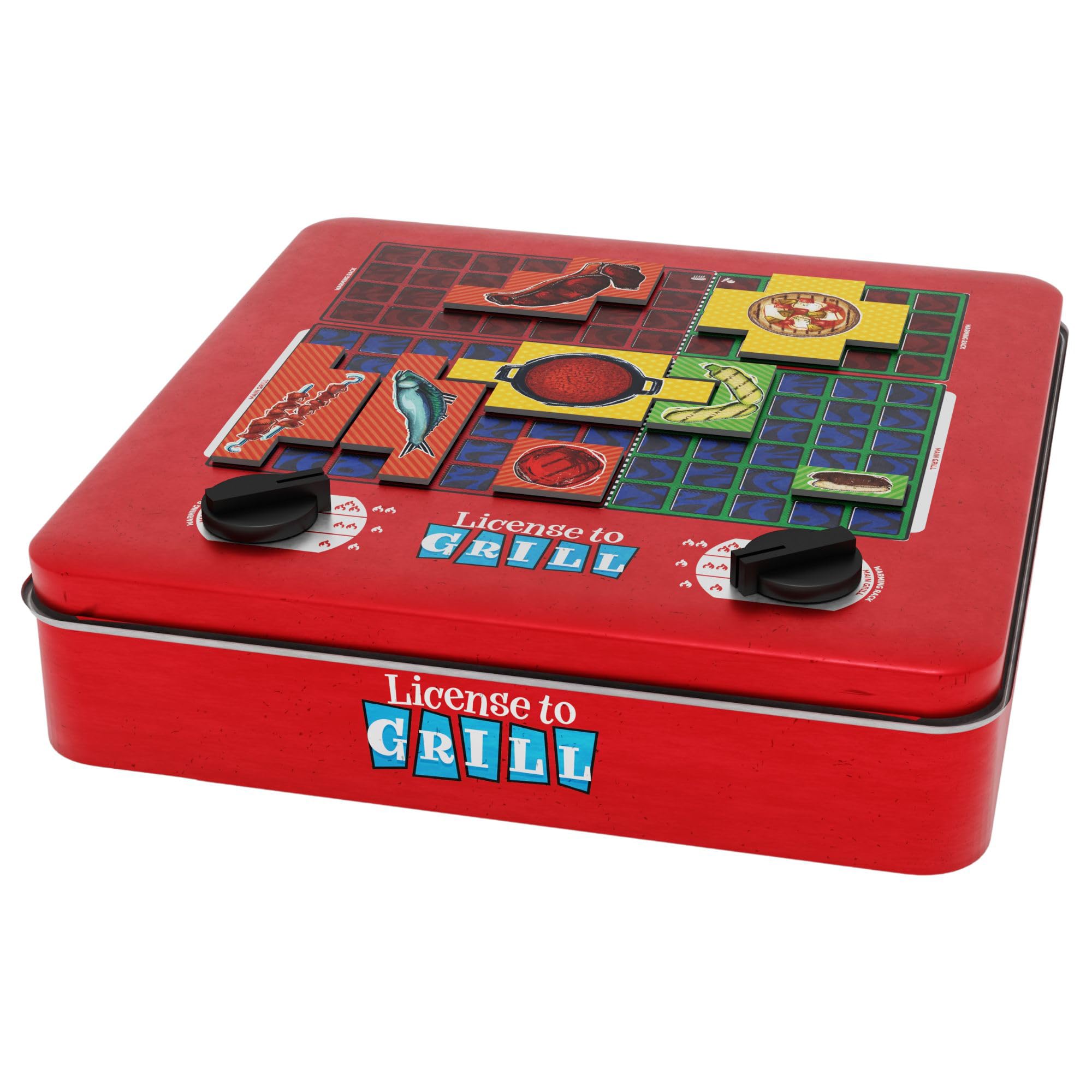 Greater Than Games | License to Grill: Premium Edition | Polyomino Placement Game | Family Placement Game | 3 to 5 Players | Ages 14+ | 30 to 45 Minutes