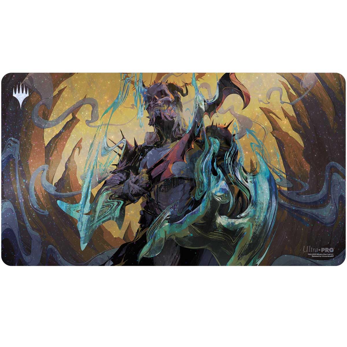 Ultra PRO - MTG Duskmourn Playmat Commander Ft. Overlord of The Boilerbilges for Magic: The Gathering, Use as Mousepad, Desk Mat, Protects MTG Cards During Gameplay