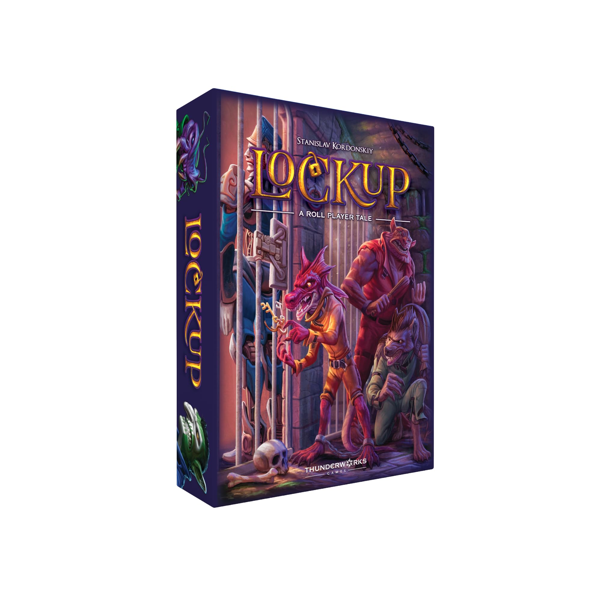 Lockup Board Game | Fantasy Factions Strategy Game of Monster Prison Escape | Worker Placement Bluffing Resource Management Family Game | 45-90 Minutes for 1-5 Players Ages 14+ by Thunderworks Games