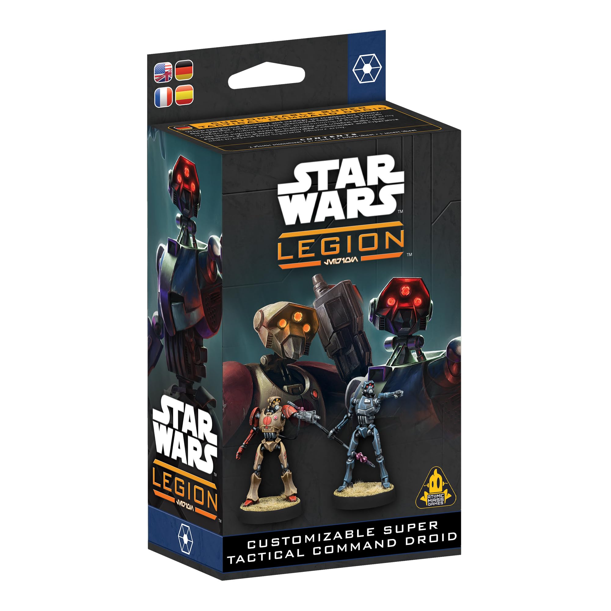 Asmodee Star Wars: Legion Customizable Super Tactical Command Droid - Tabletop Miniatures Game, Strategy Game for Kids and Adults, Ages 14+, 2 Players, 90 Min Playtime