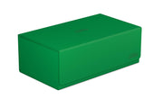 Ultimate Guard Arkhive 800+, Deck Case for 800 Double-Sleeved TCG Cards, Green, Compatible with Boulders, Magnetic Closure & Microfiber Inner Lining