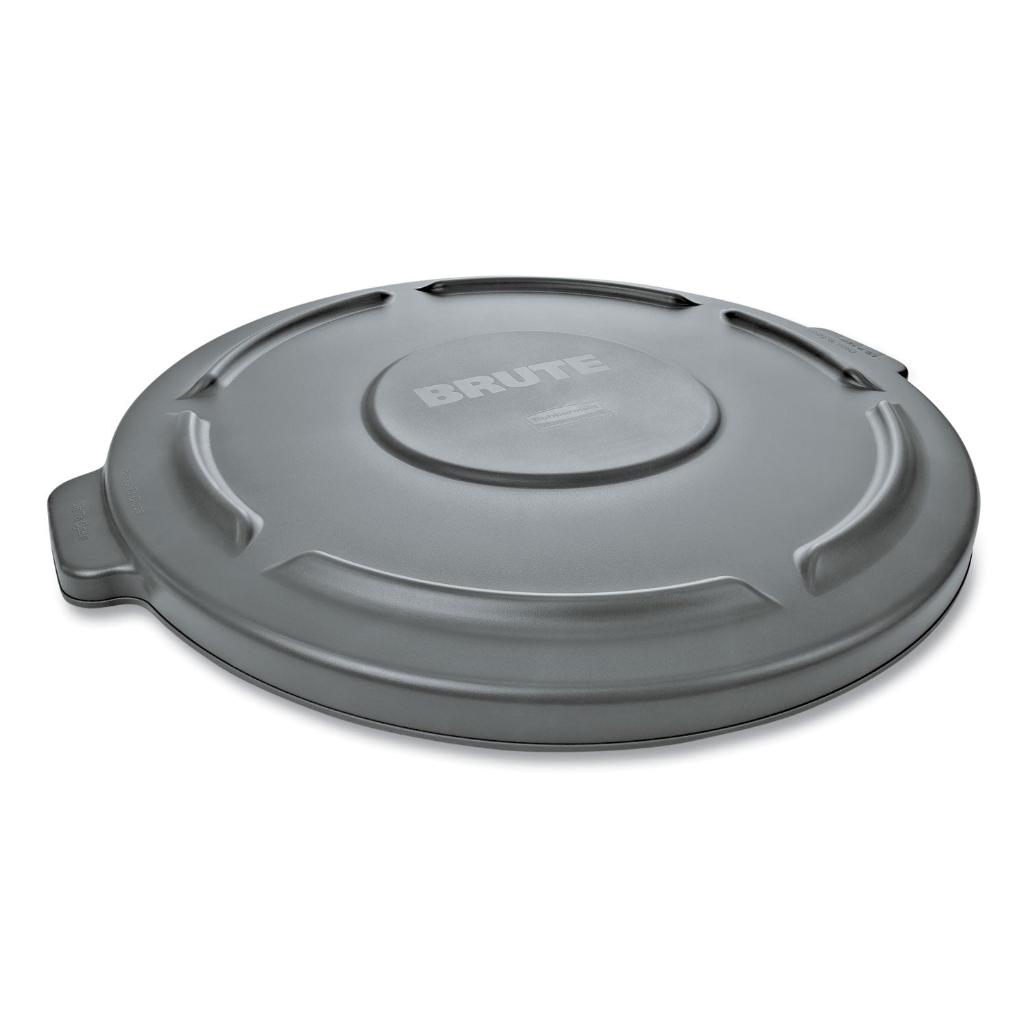 Round - 22.3" Diameter - Plastic - Gray - 1 Each