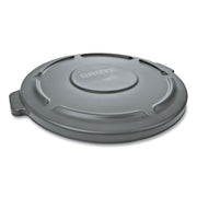 Round - 22.3" Diameter - Plastic - Gray - 1 Each