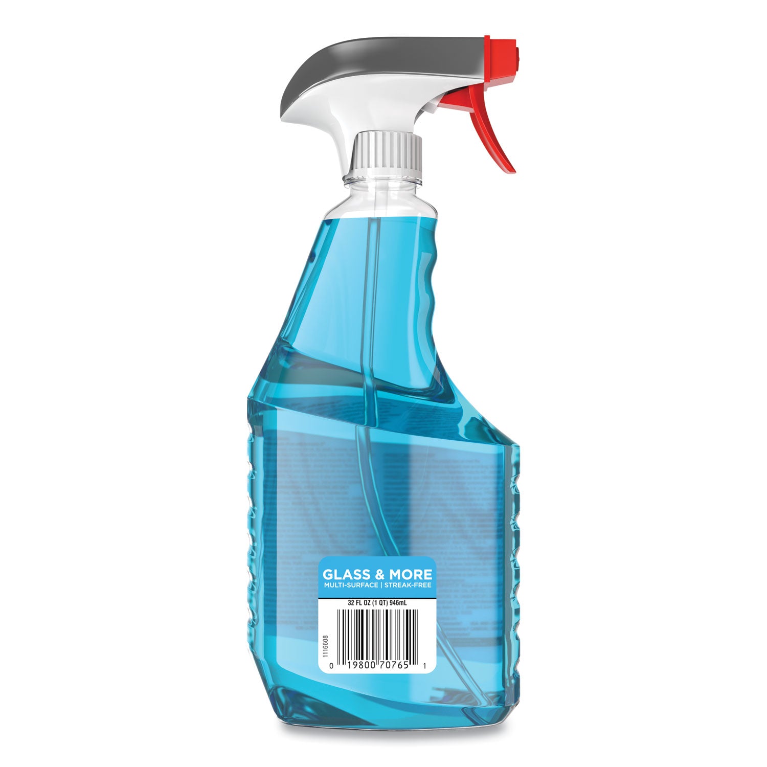 Windex&reg; Glass & More Streak-Free Cleaner - 32 fl oz (1 quart) - Streak-free, Phosphorous-free - Blue - 8 / Carton