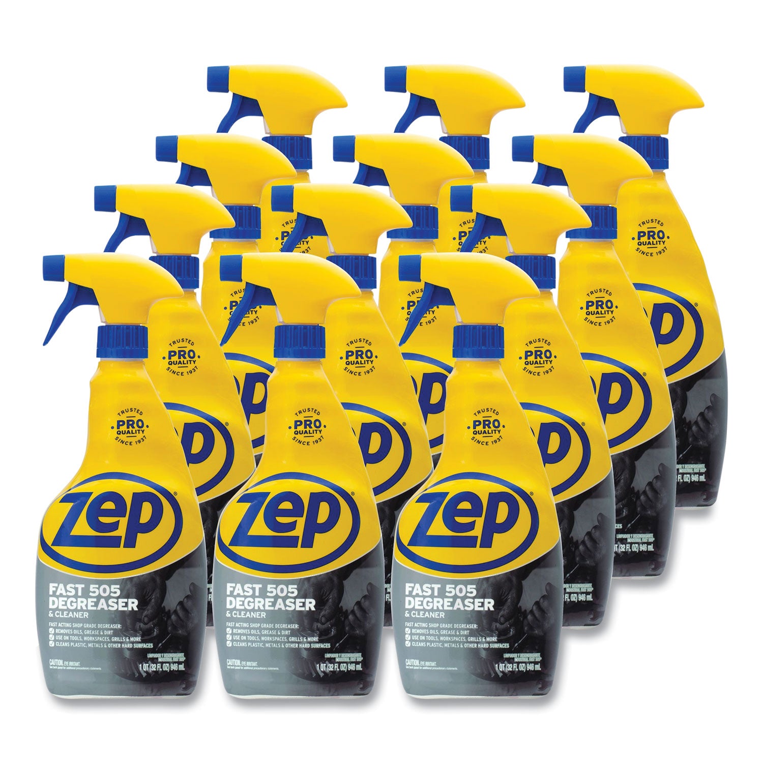 Fast 505 Cleaner And Degreaser, 32 Oz Spray Bottle, 12/carton
