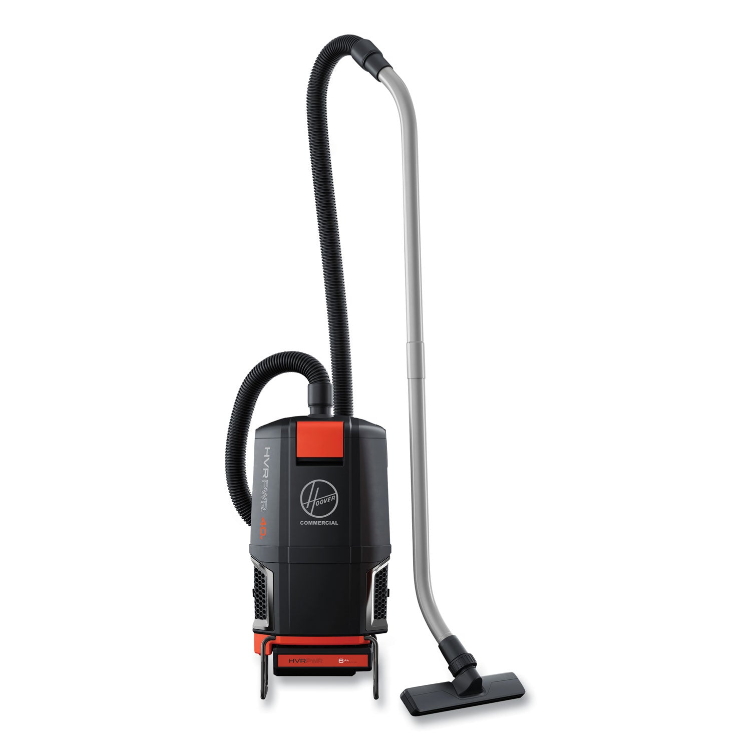450 W Motor - Bagged - Hose, Wand - 5 ft Hose Length - HEPA - 607.4 gal/min - DC Supply - Battery Rechargeable - 40 V DC - 12.50 A - 450 W Rated Input Power - 71 dB(A) Noise Level - Black