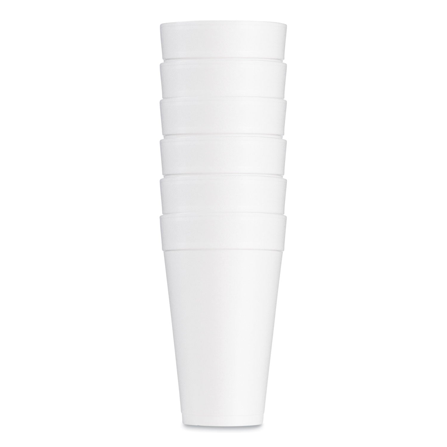 1 quart - Round - White - Foam - Beverage, Hot Drink, Cold Drink - 25/Pack - 20 / Carton