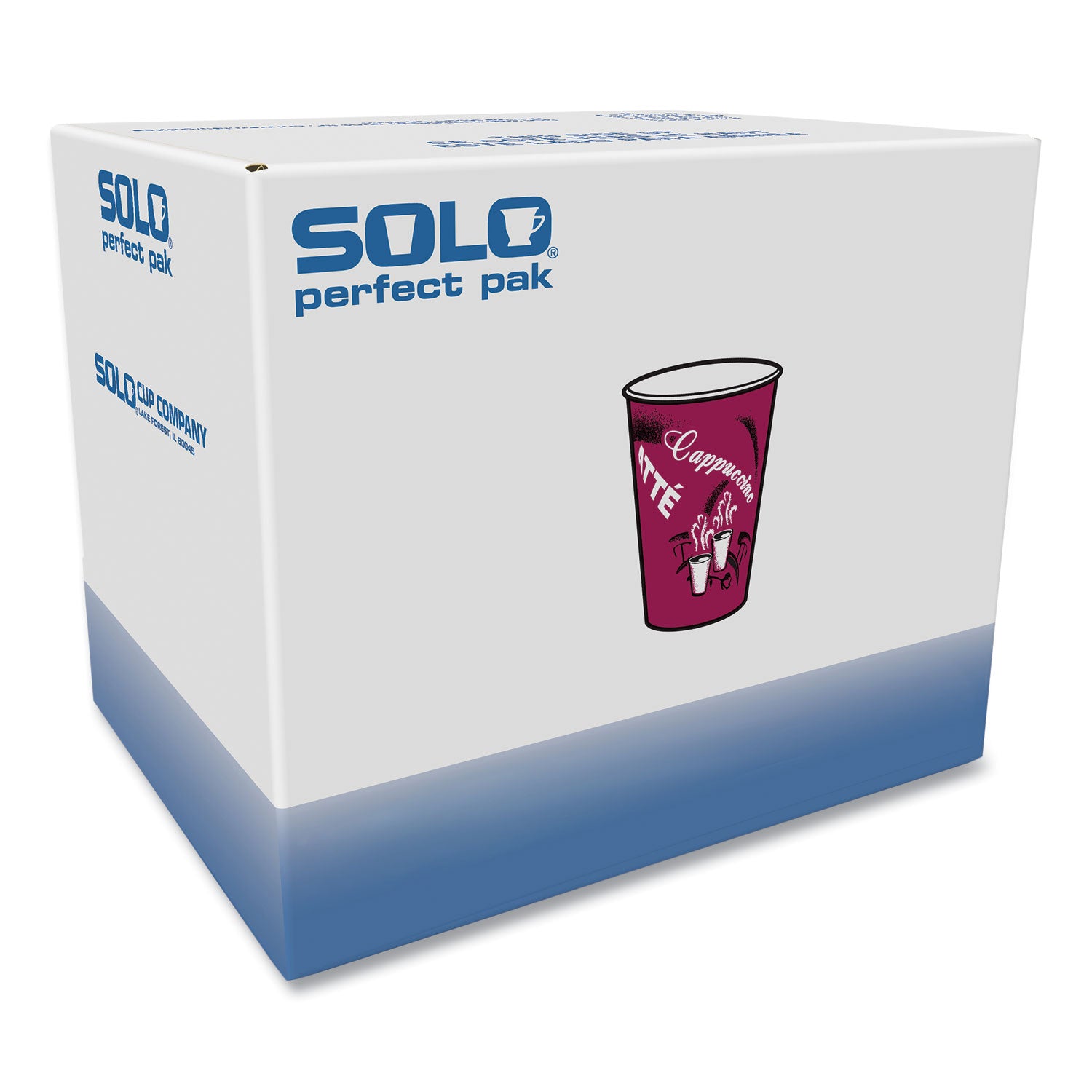 8 fl oz - Maroon - Poly Paper - Hot Drink, Coffee, Tea, Cocoa - 25/Pack - 20 / Carton