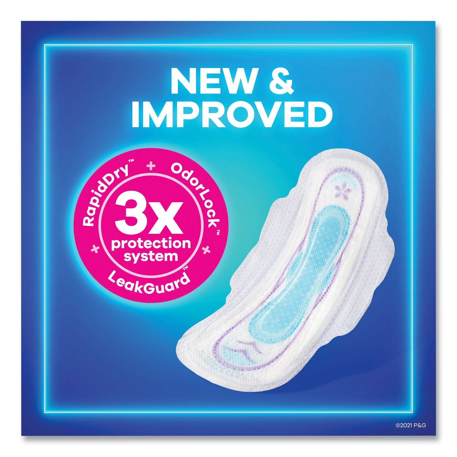 Always Flexi-Wing Ultra Thin Pads - With Wings - Super - Anti-leak, Absorbent, Odor-absorbing - 32 / Pack