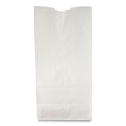 Grocery Paper Bags, #2 Size, 4.13" x 2.63" x 7.88", White, 500/Bundle