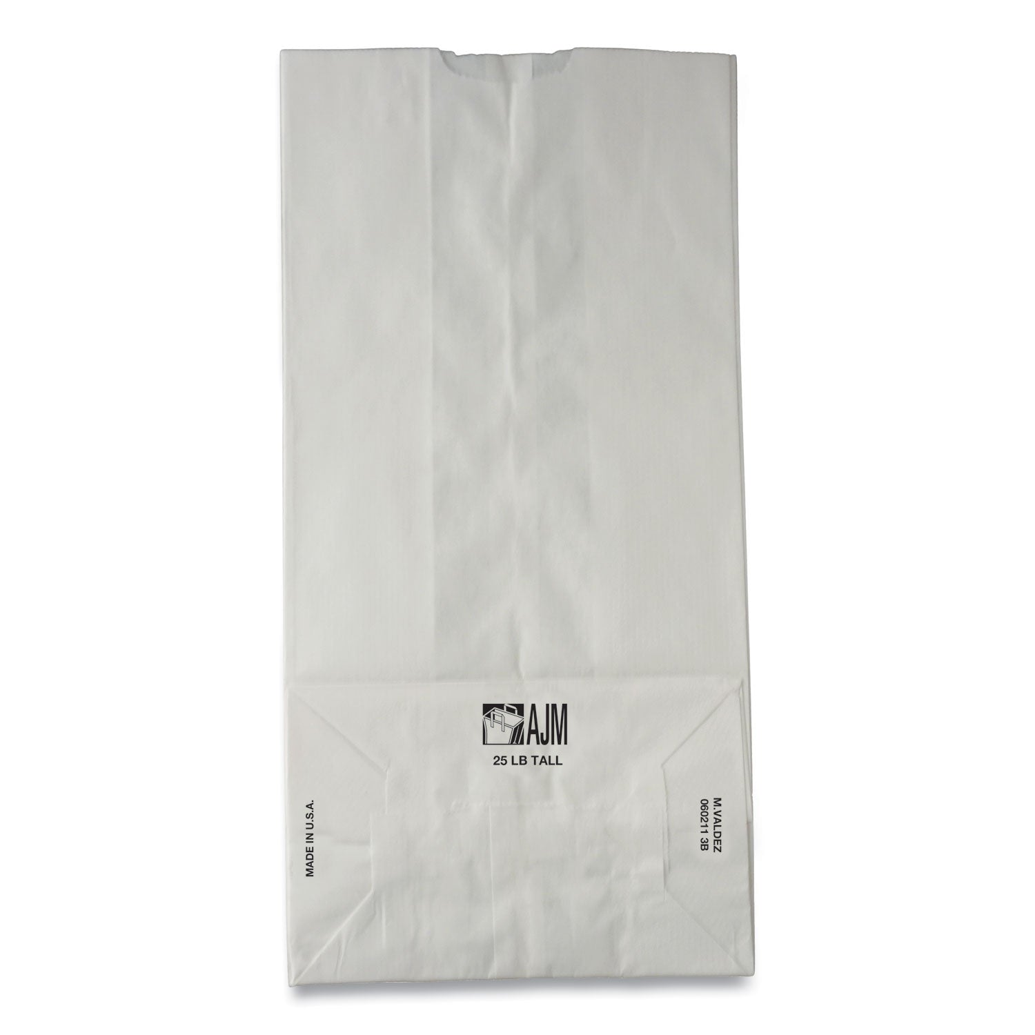 Grocery Paper Bags, #2 Size, 4.13" x 2.63" x 7.88", White, 500/Bundle
