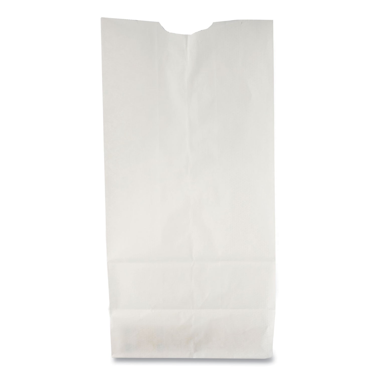 Grocery Paper Bags, #6 Size, 5.88" x 3.63" x 11", White, 500/Bundle