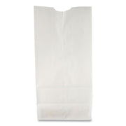 Grocery Paper Bags, #6 Size, 5.88" x 3.63" x 11", White, 500/Bundle