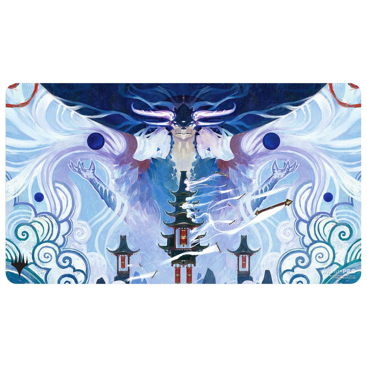 Ultra PRO - Tarkir Dragonstorm Inspired Ultimatum Playmat for Magic: The Gathering | Gaming Table Mat, Card Game Accessory, TCG Playmat, Tabletop Gaming Mat, Collectible Card Game Mat