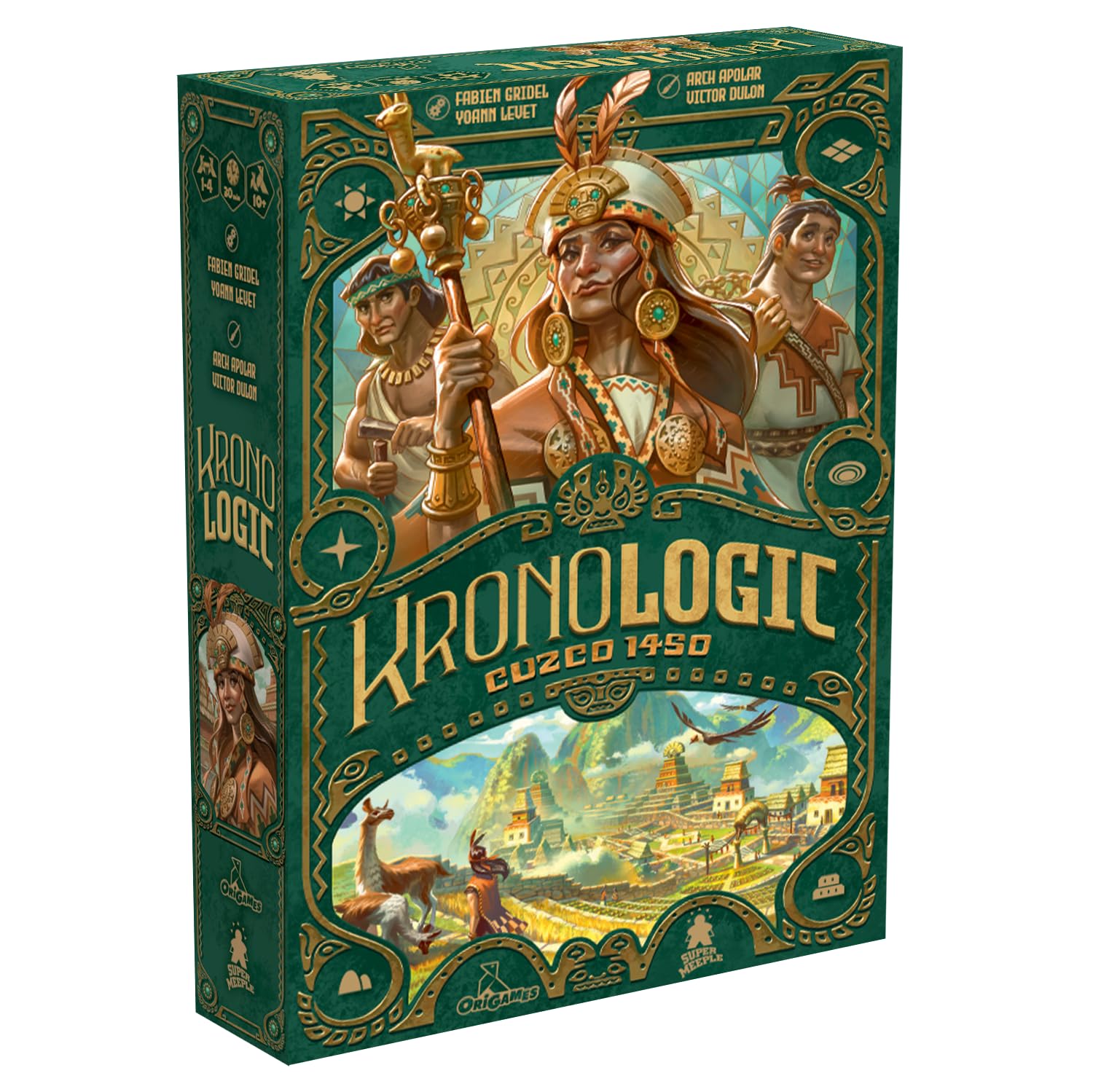 Kronologic: Cuzco 1450 | Mystery Detective Game for Kids, Teens & Adults | Solve The Unexplained Mysteries Plaguing 1450s Peru | Competitive or Solo Deductive Game | Ages 10+ | 1-4 Players | 30 Min