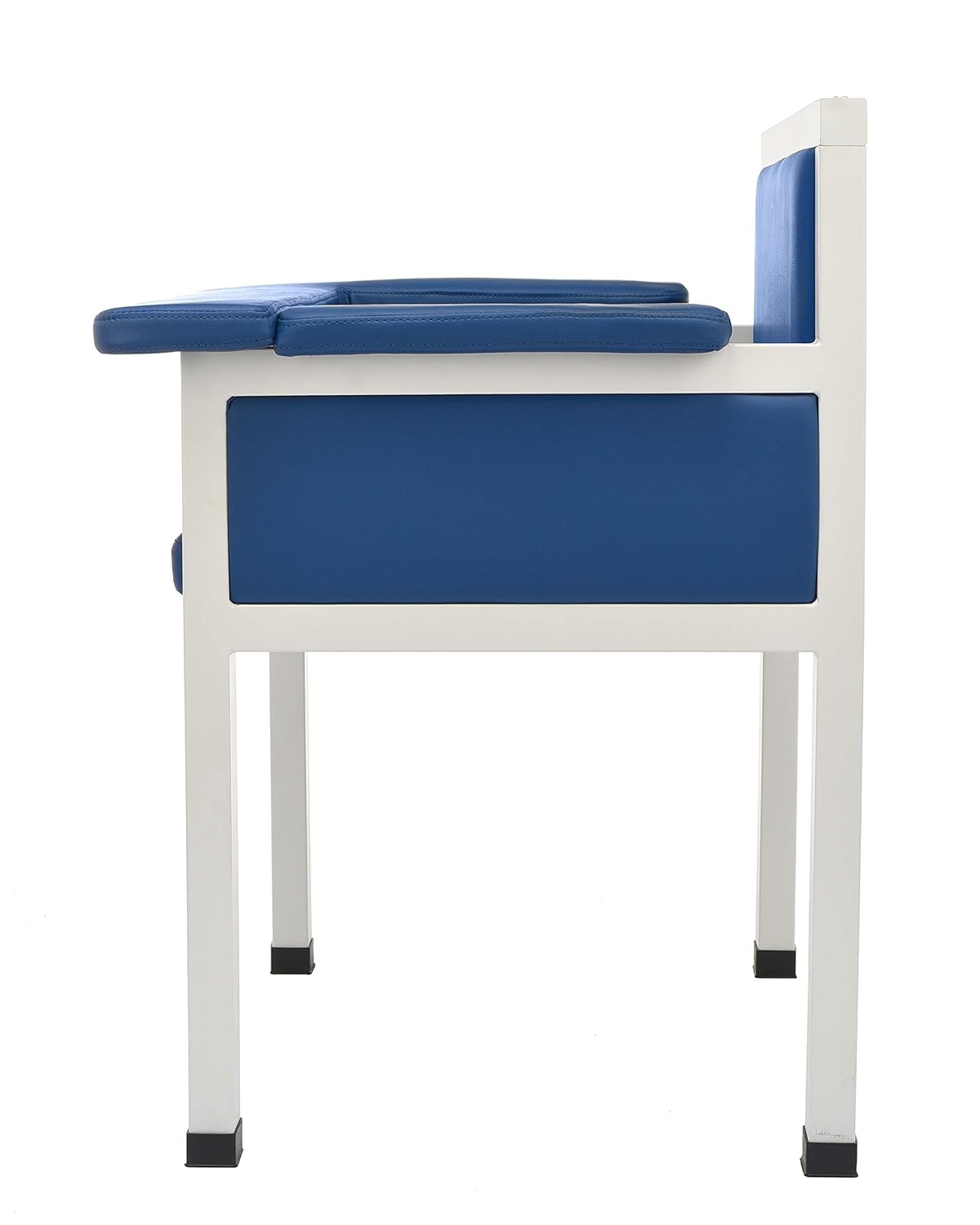 Blue Luxe Upholstered Phlebotomy Blood Drawing Chair