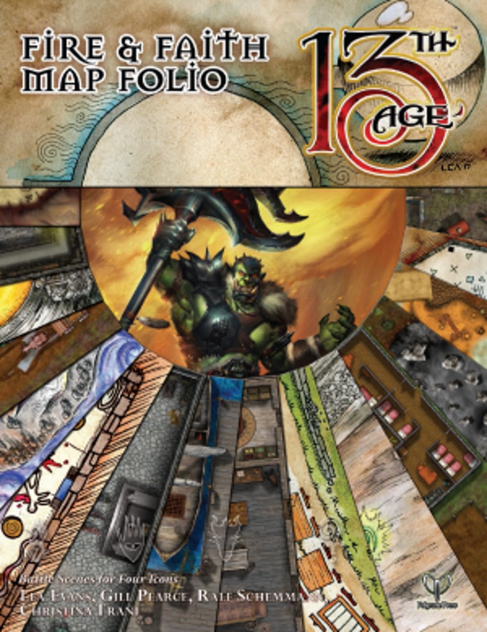 Fire & Faith: Battle Scenes for Four Icons Map Folio