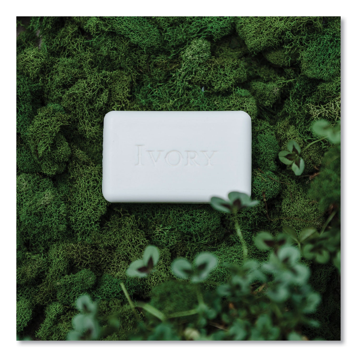 Ivory Bar Soap - Ivory-clean Scent - 3.10 oz - Dirt Remover, Oil Remover - Skin - White - Non-clog - 3 / Pack