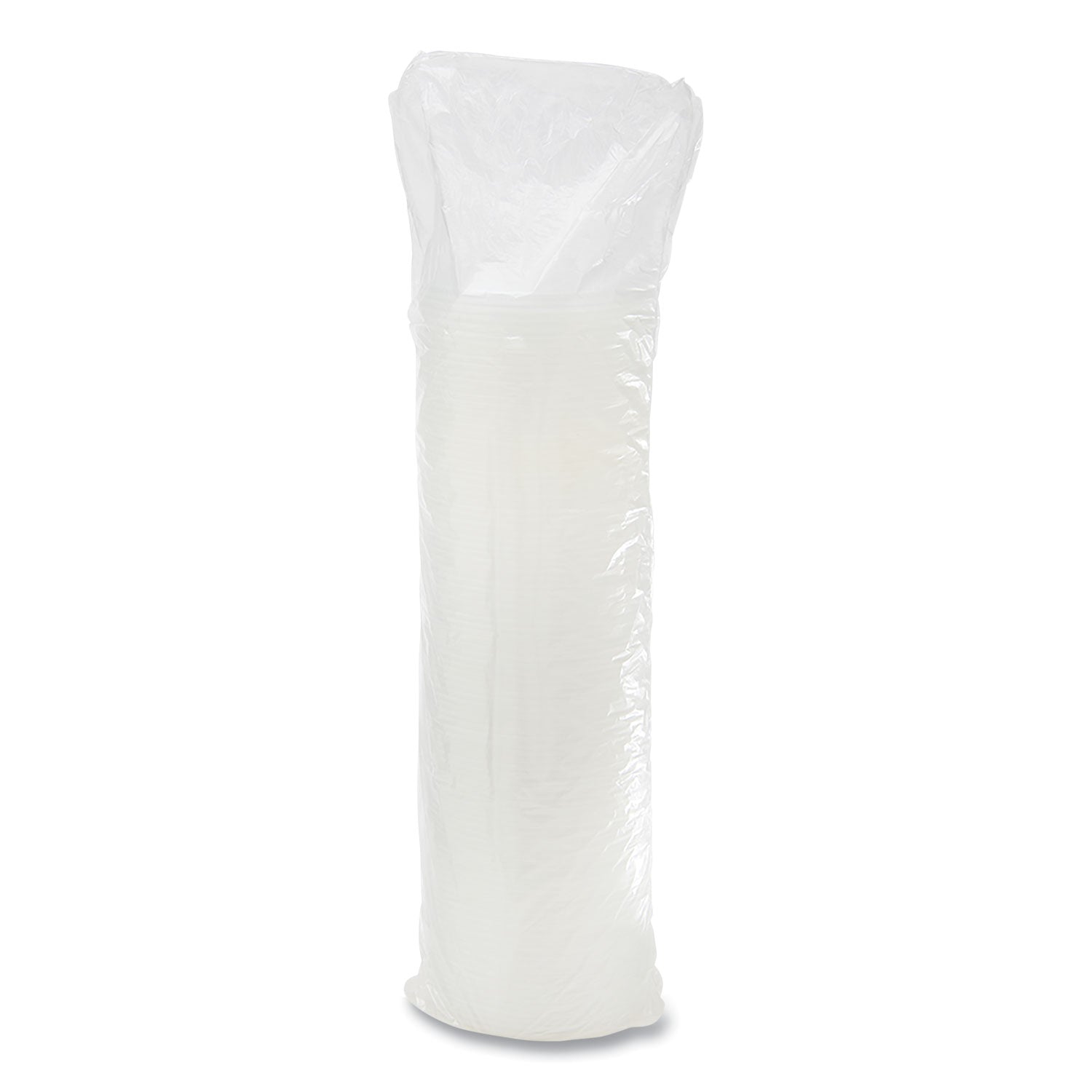 Dart Translucent Slotted Foam Cup Lids - 3.8" Diameter - High Impact Polystyrene (HIPS) - Translucent - 100 / Pack