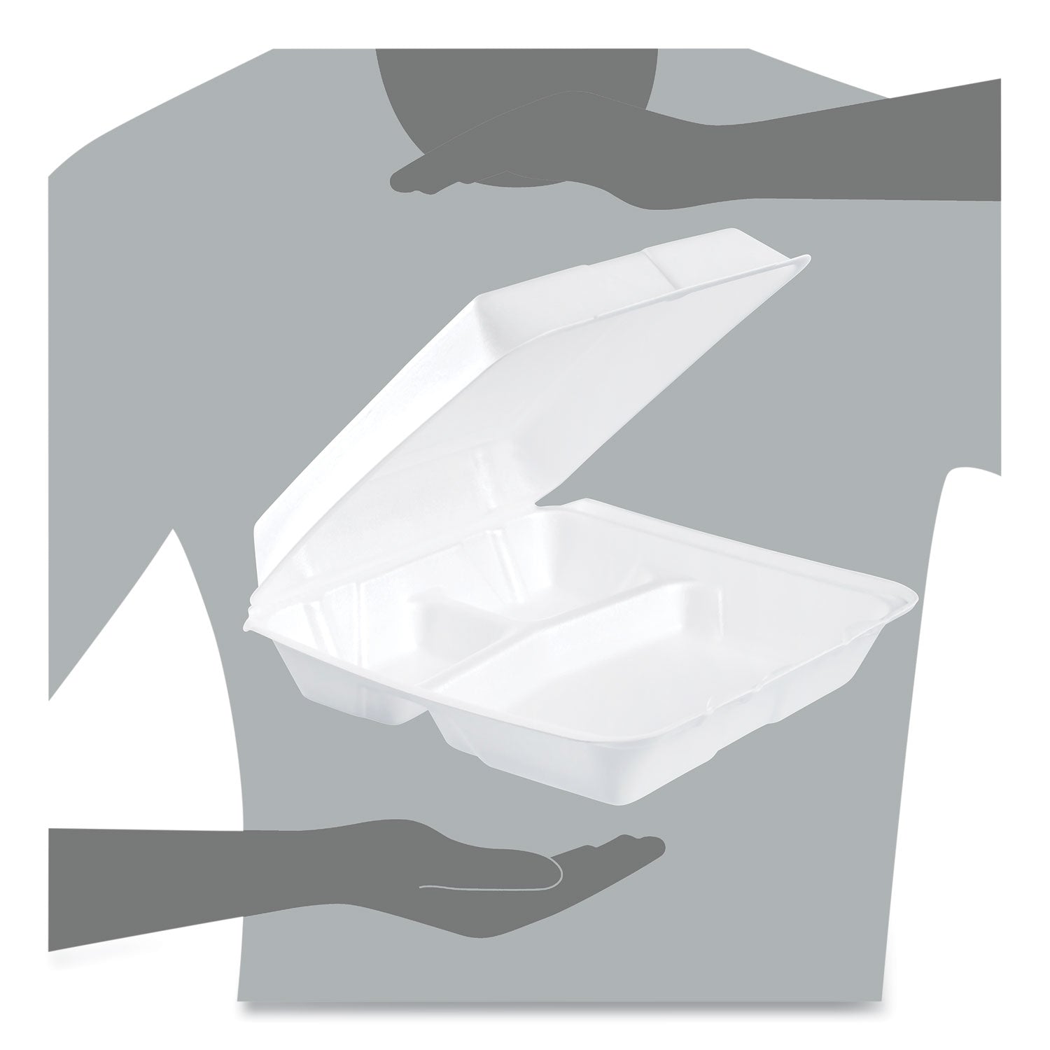 White - Foam Body - 100/Pack - 2 / Carton