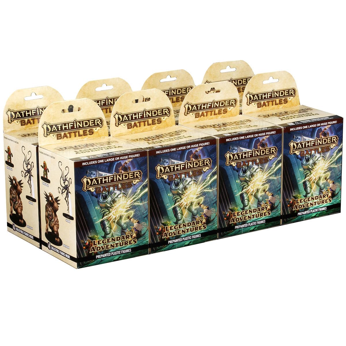 WizKids Pathfinder Battles: Legendary Adventures Booster Brick (8) Miniatures
