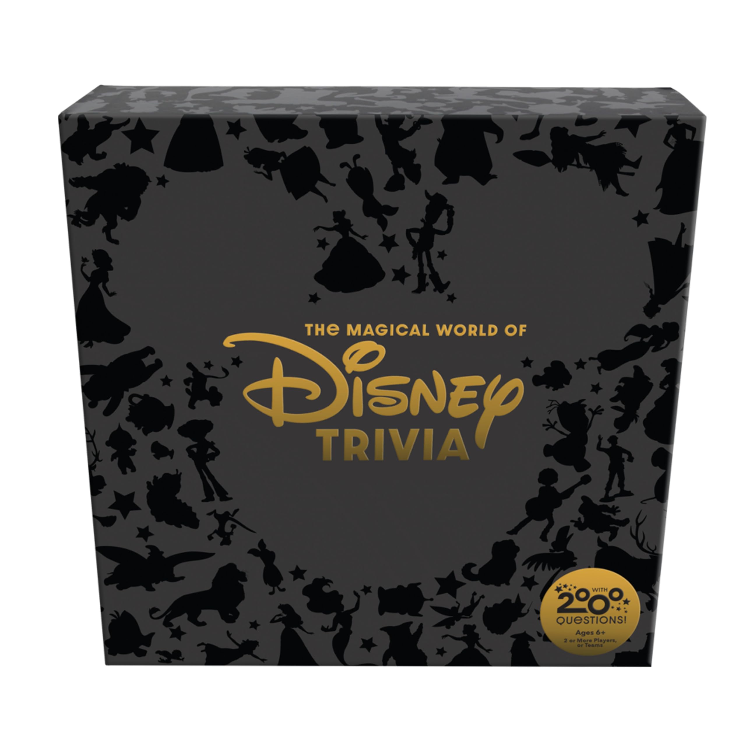 The Magical World of Disney Trivia Games – Board Games for Family Night, Multi-Player, Family Travel Games, Disney Toys, Ages 6+
