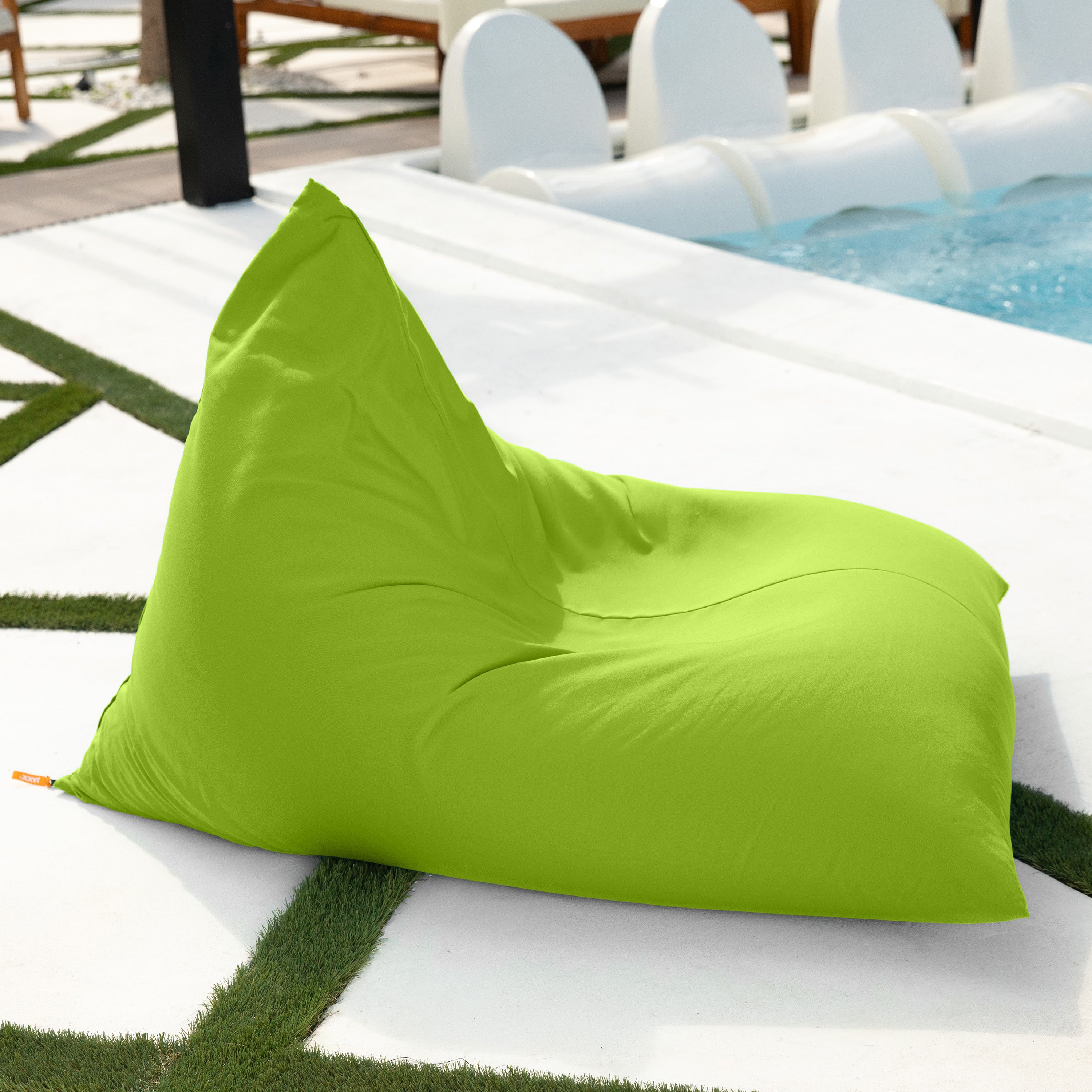 Jaxx Twist Outdoor Bean Bag Chair, Lime