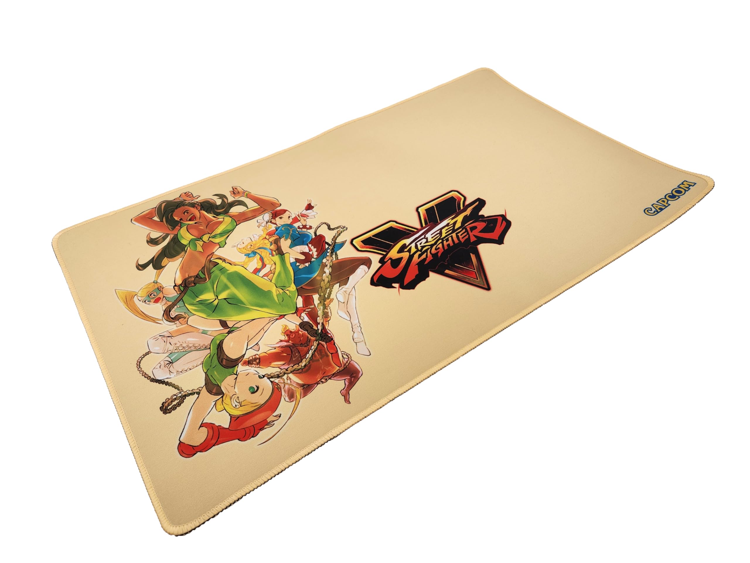Street Fight V Girls Playmat, Multi-Functional playmat Serves as Surface for Gaming Comfort and as a Protective Layer for Your Cards, Game Pieces and Table, Made from neoprenepolyester Fabric
