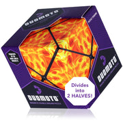 Duomoto Magnetic Transforming Cube - Shape Shifting Double Creativity Puzzle w/ 96 Rare Earth Magnets - Transforms Into Over 100 Shapes - by Fun in Motion Toys - Creators of Shashibo & Cubendi