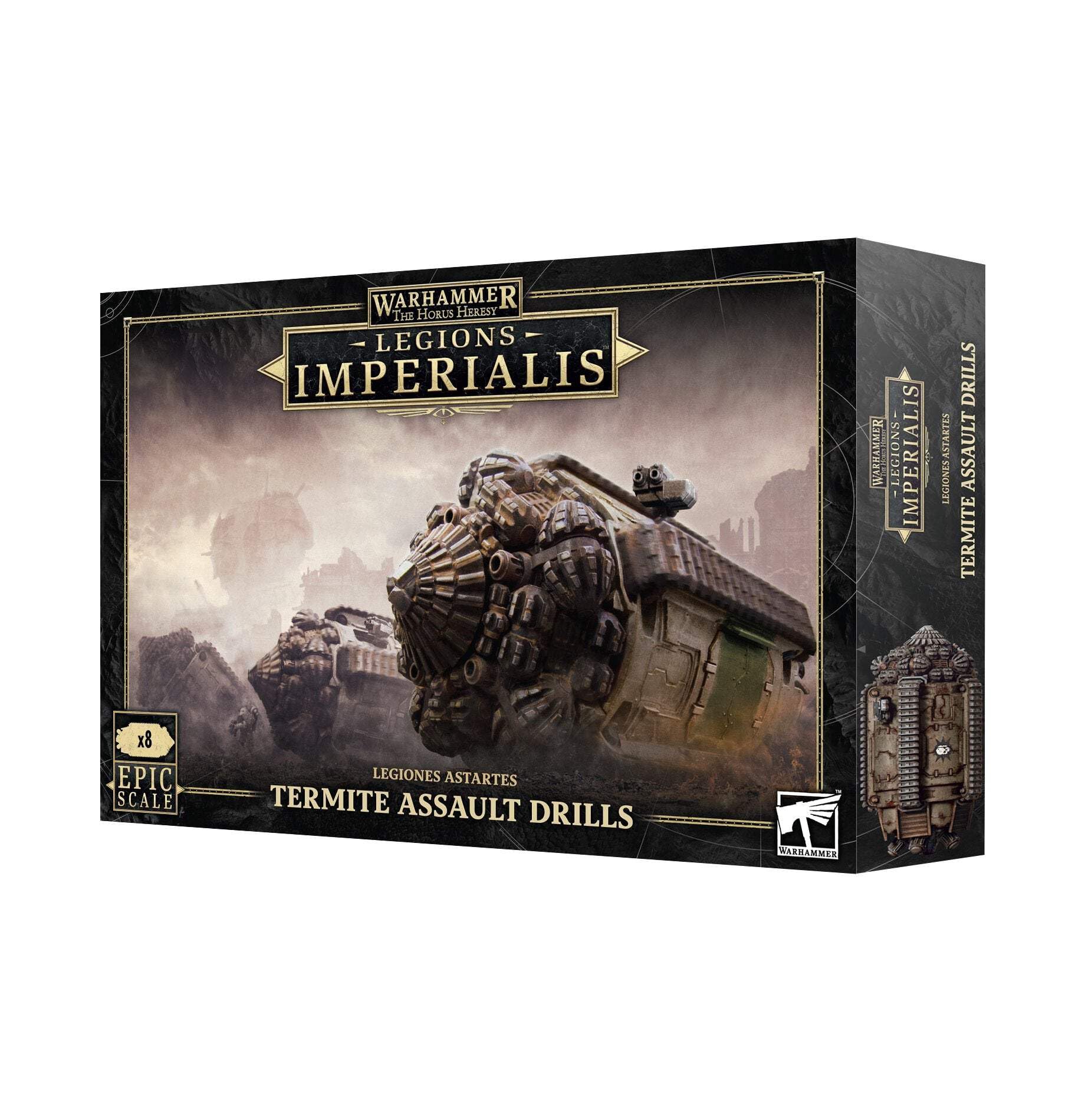 Warhammer - Horus Heresy - Legions Imperalis: Termite Assault Drills [Epic Scale] - Plastic Model Kit - Requires Assembly and Painting - Age 14+