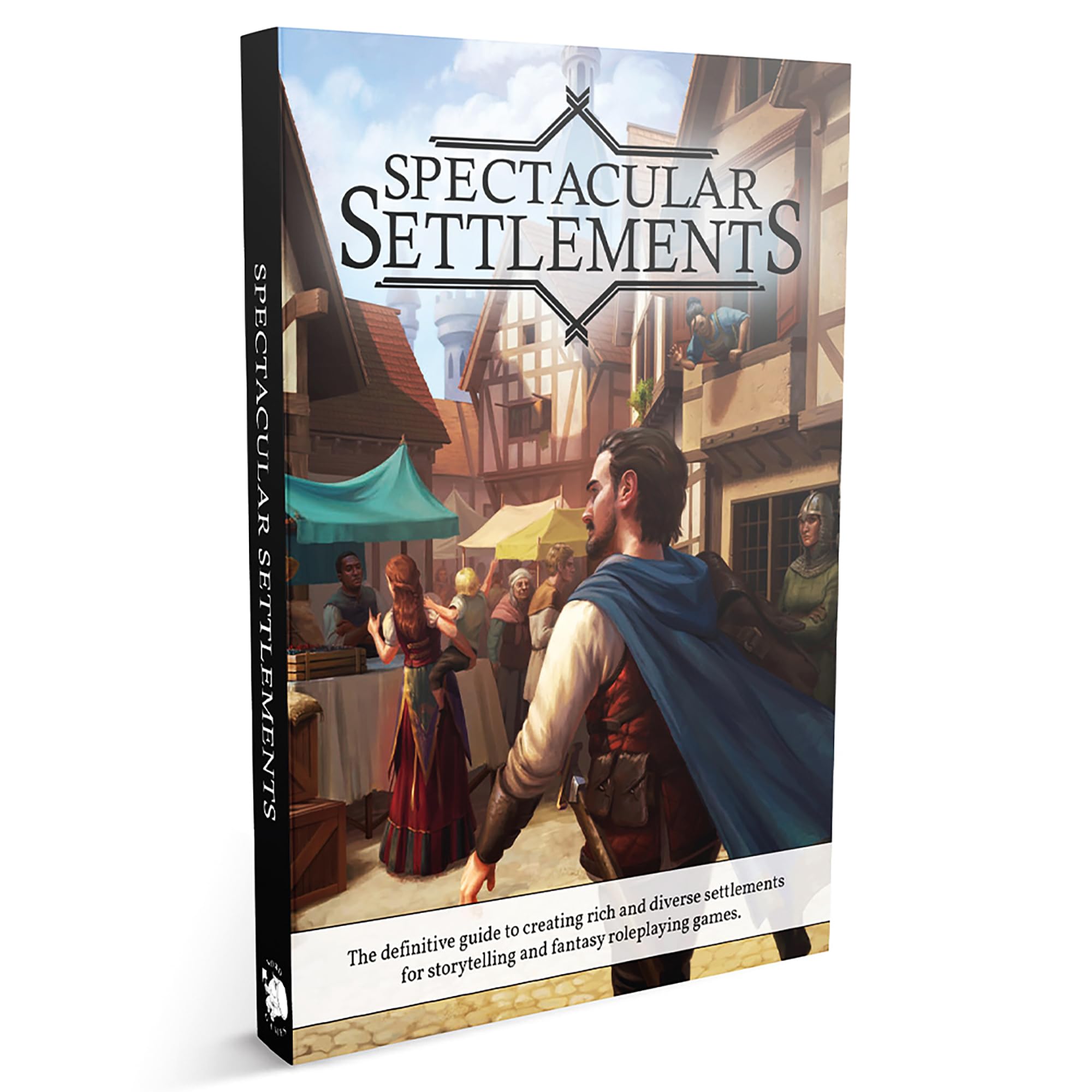 Nord Games: Spectacular Settlements - Hardcover RPG Supplement Book, Build Locations & Utilize Pregenerated Settlements, 5e D&D Roleplaying, 457 Pages