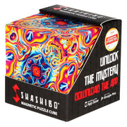 Shashibo Shape Shifting Box - STEM Fidget Toy with Ultra Strong Magnets - Sensory Puzzle Cube Transforms Into 100+ Shapes, Easter Basket Stuffers Gift for Kids, Teens, and Adults (Spaced Out)