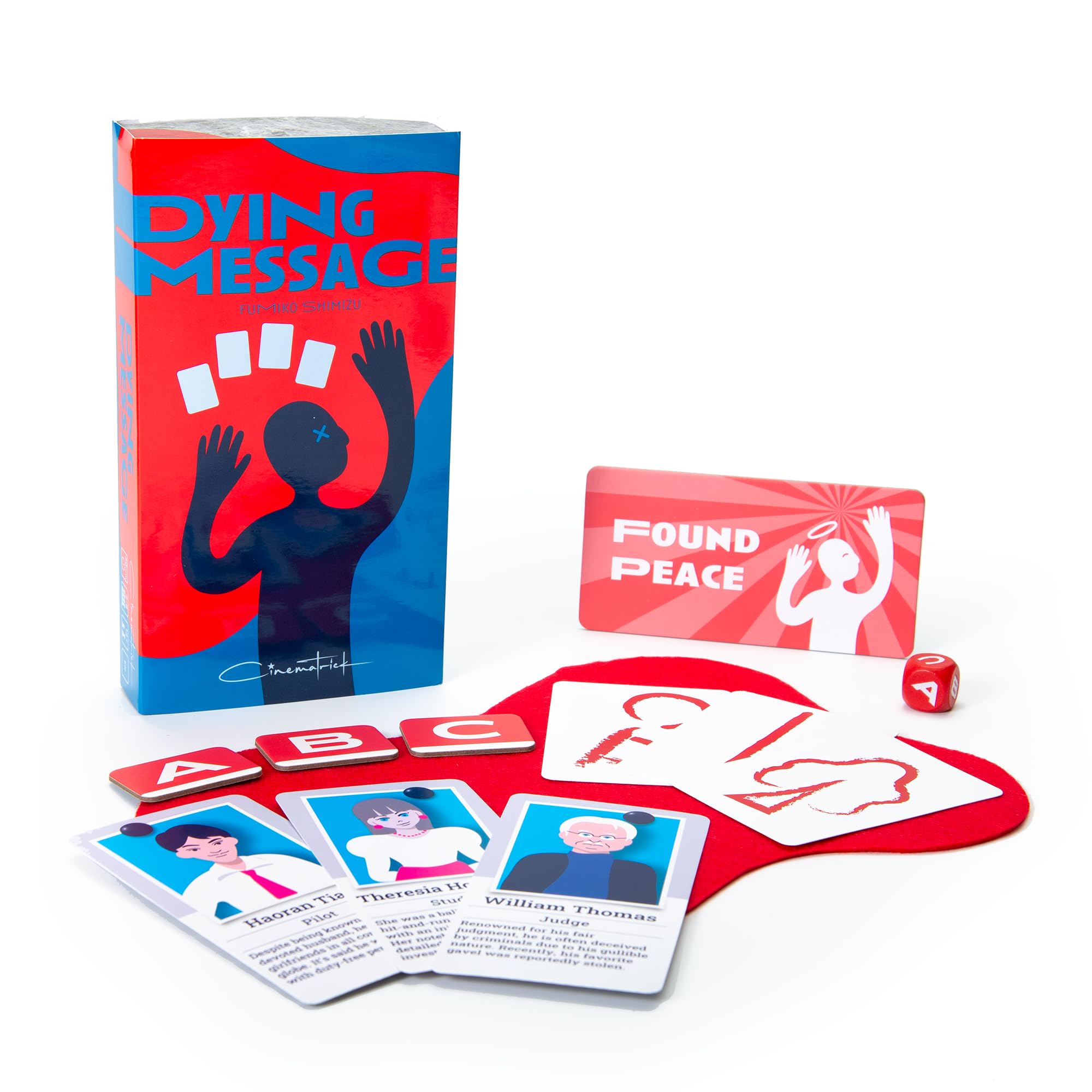 Oink Games Dying Message Card Game Deduction Mystery Party Game | 2–8 Players | Ages 12+ | 20 Min Playtime | Family Board Game