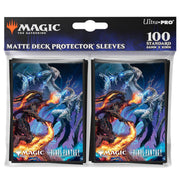 Ultra PRO - Final Fantasy x Universes Beyond Bahamut and Ifrit 100ct Deck Protector Sleeves for Magic: The Gathering | Trading Card Accessories, Collectible Card Game Gear