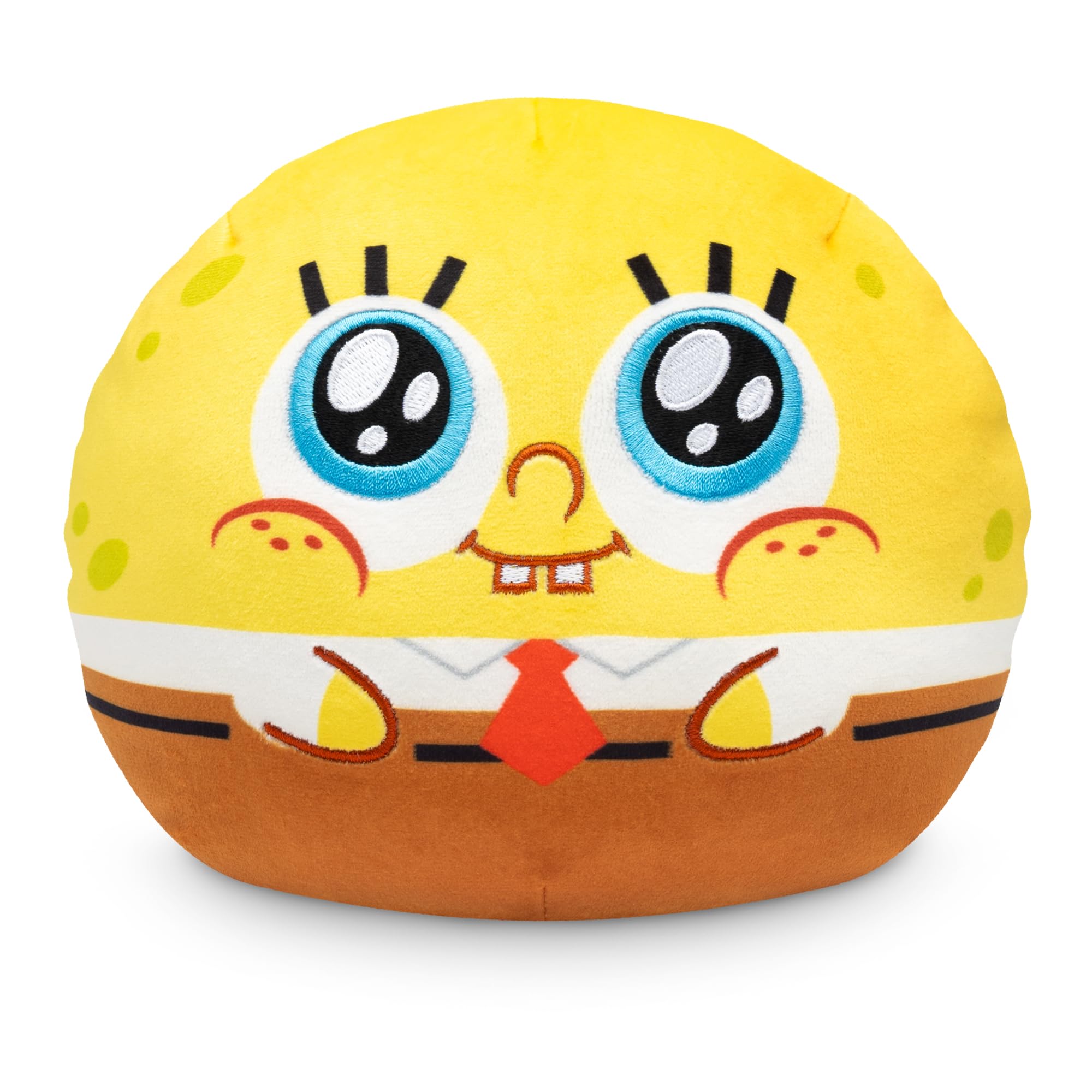 TeeTurtle Reversible Spongebob Squarepants 6 -Inch Two-Sided Flip Plush Toy with Embroidered Details Cute Mini Collectible Plush for Kids, Teens, and Adults