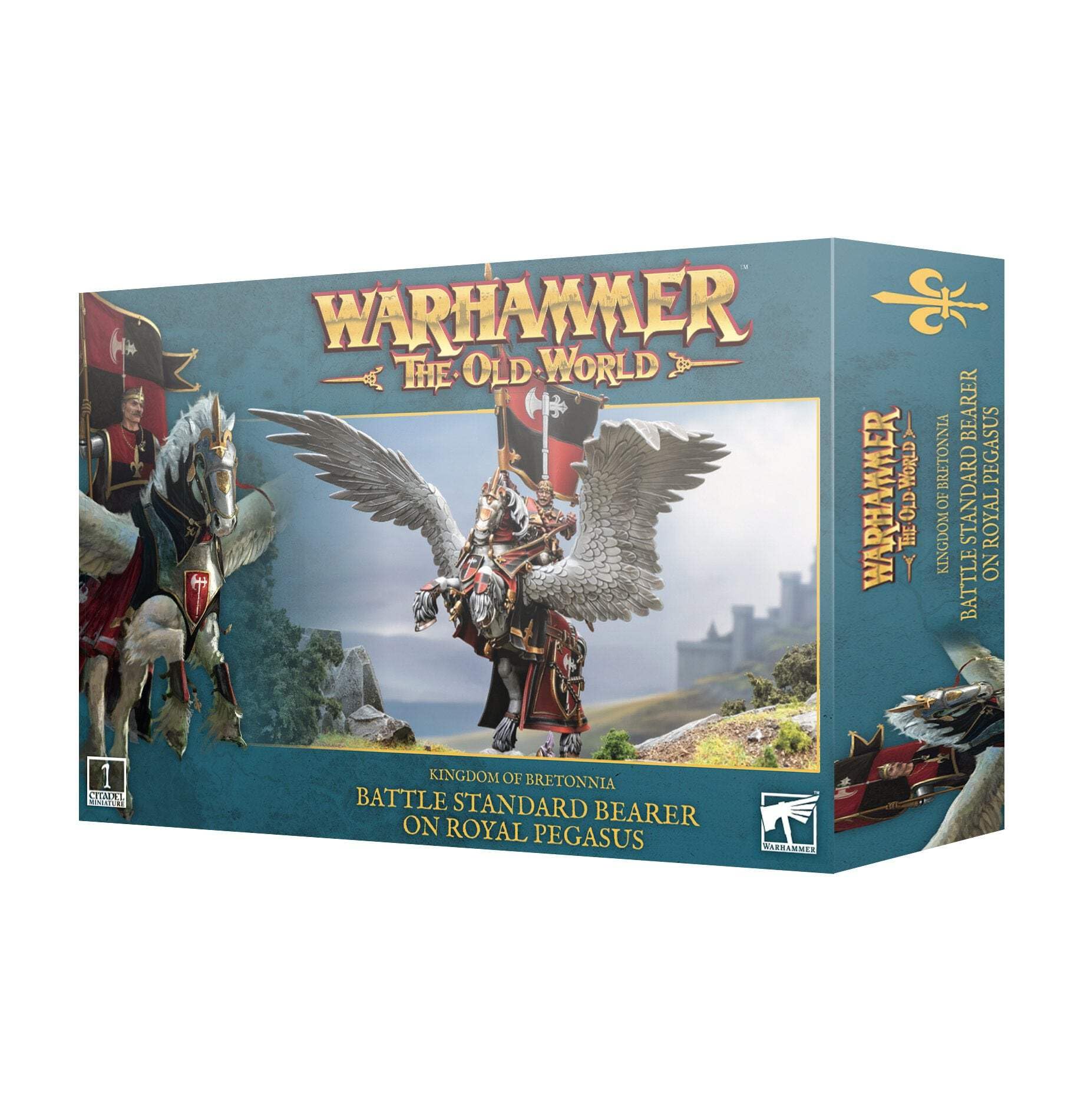 Warhammer Games Workshop The Old World: Kingdom of Bretonnia - Battle Standard On Royal Pegasus