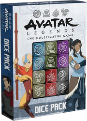 Magpie Games Avatar Legends The Roleplaying Game: Dice Pack – 12 Engraved Six-Sided Dice Set