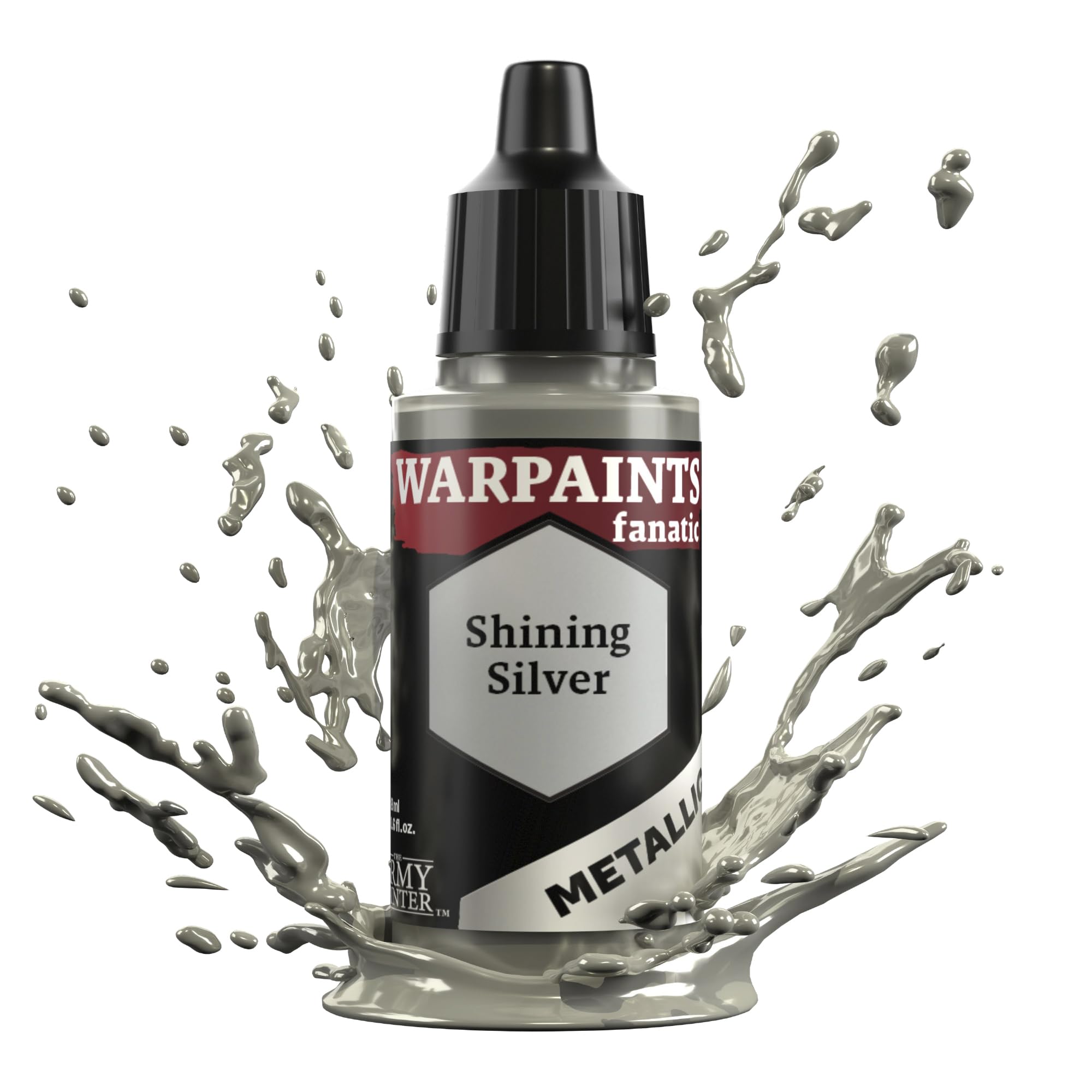 Fanatic Metallic Shining Silver by THE ARMY PAINTER