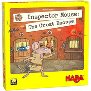 HABA Inspector Mouse: The Great Escape - Detective Board Games for Family Night, Cooperative Memory Games for Ages 5+, Includes 3D Playing Board with Fun Sounds
