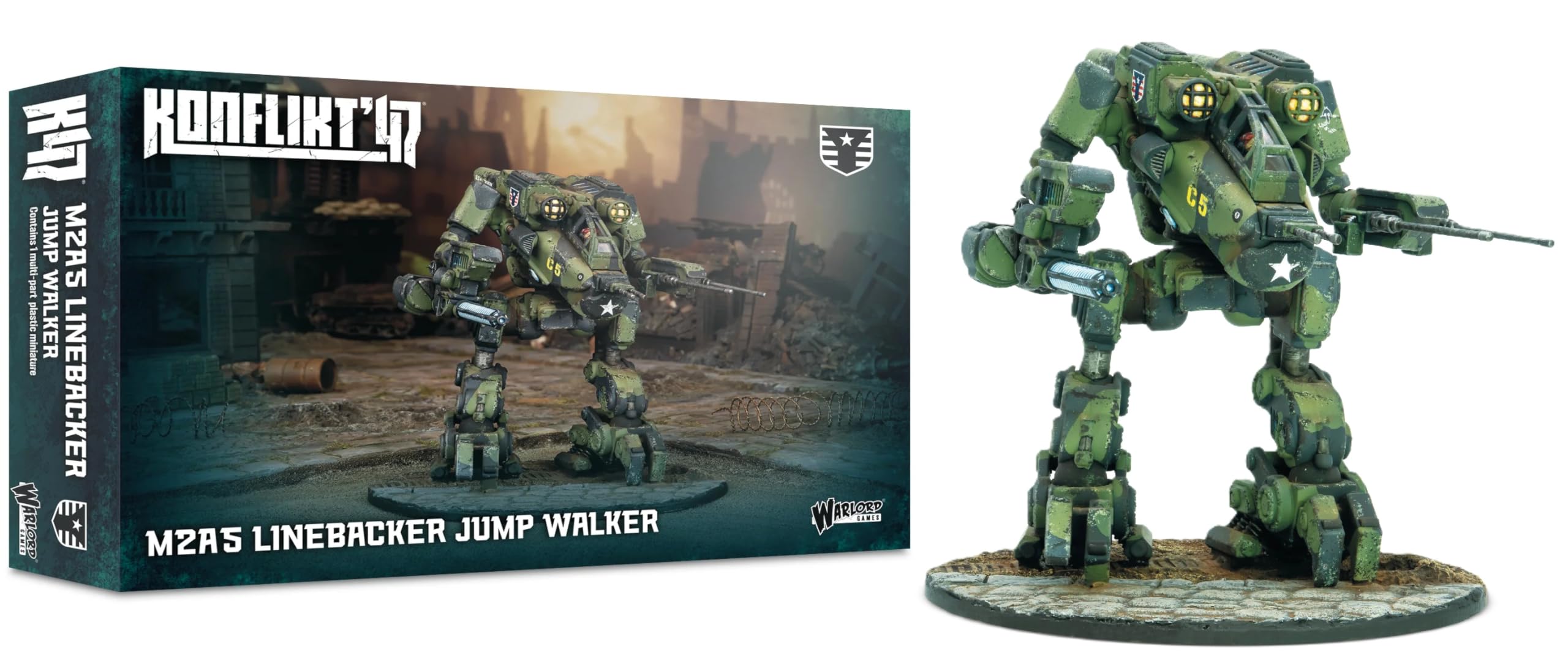 Warlord Games M2A5 Linebacker Jump Walker - United States Miniatures for Konflikt 47 Highly Detailed 28mm Scale Miniatures