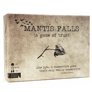Mantis Falls Board Game – Deep Strategy Hidden Traitor Game for 2–3 Players, Psychological Deduction & Betrayal, 60–90 Minutes, Ages 14+, Premium Card Quality, Plastic-Free Components