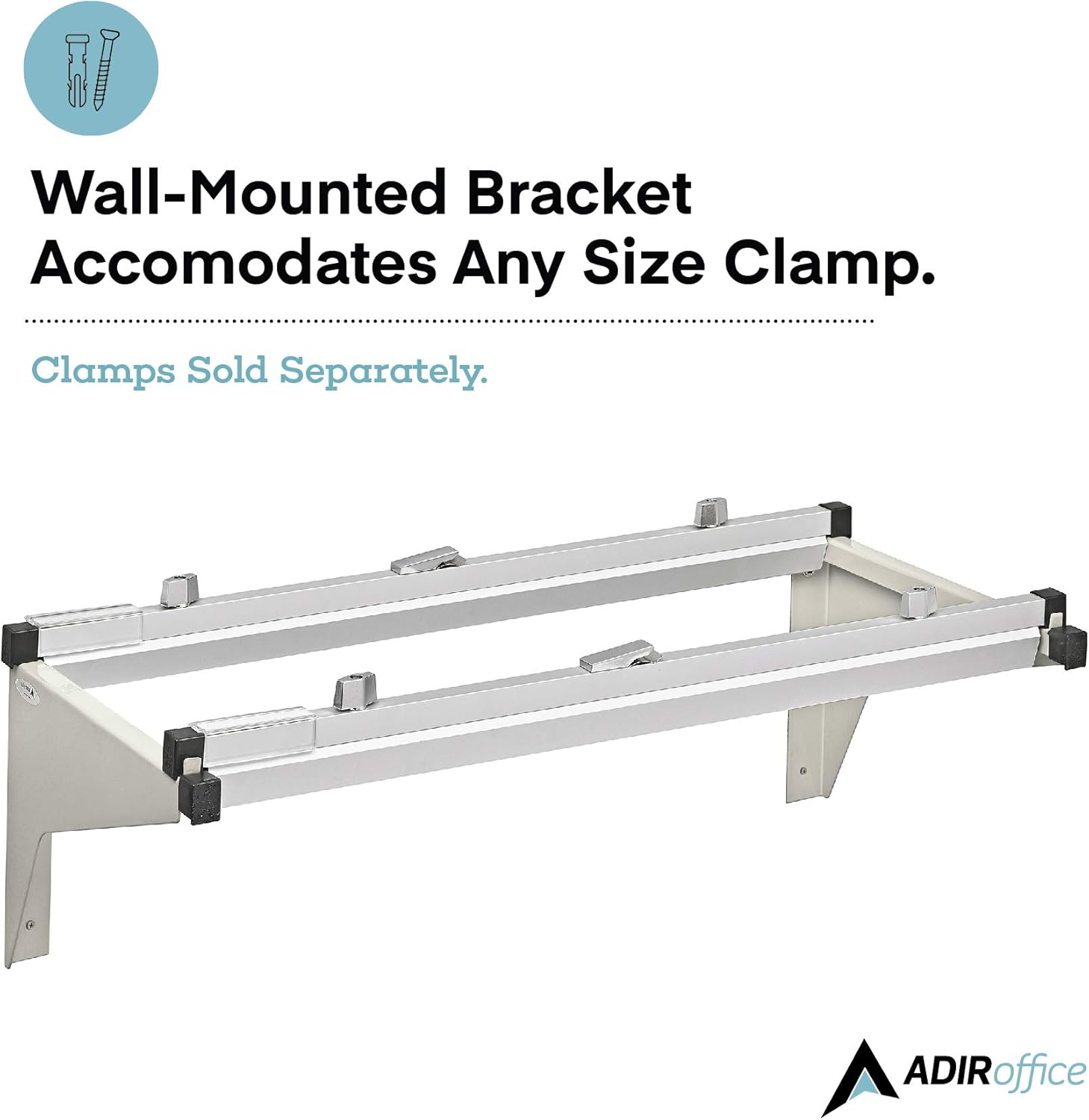 Drop Lift Blueprint Wall Rack, Grey