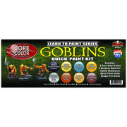 Reaper Miniatures: 09914 - Learn to Paint Goblins Quick-Paint Kit