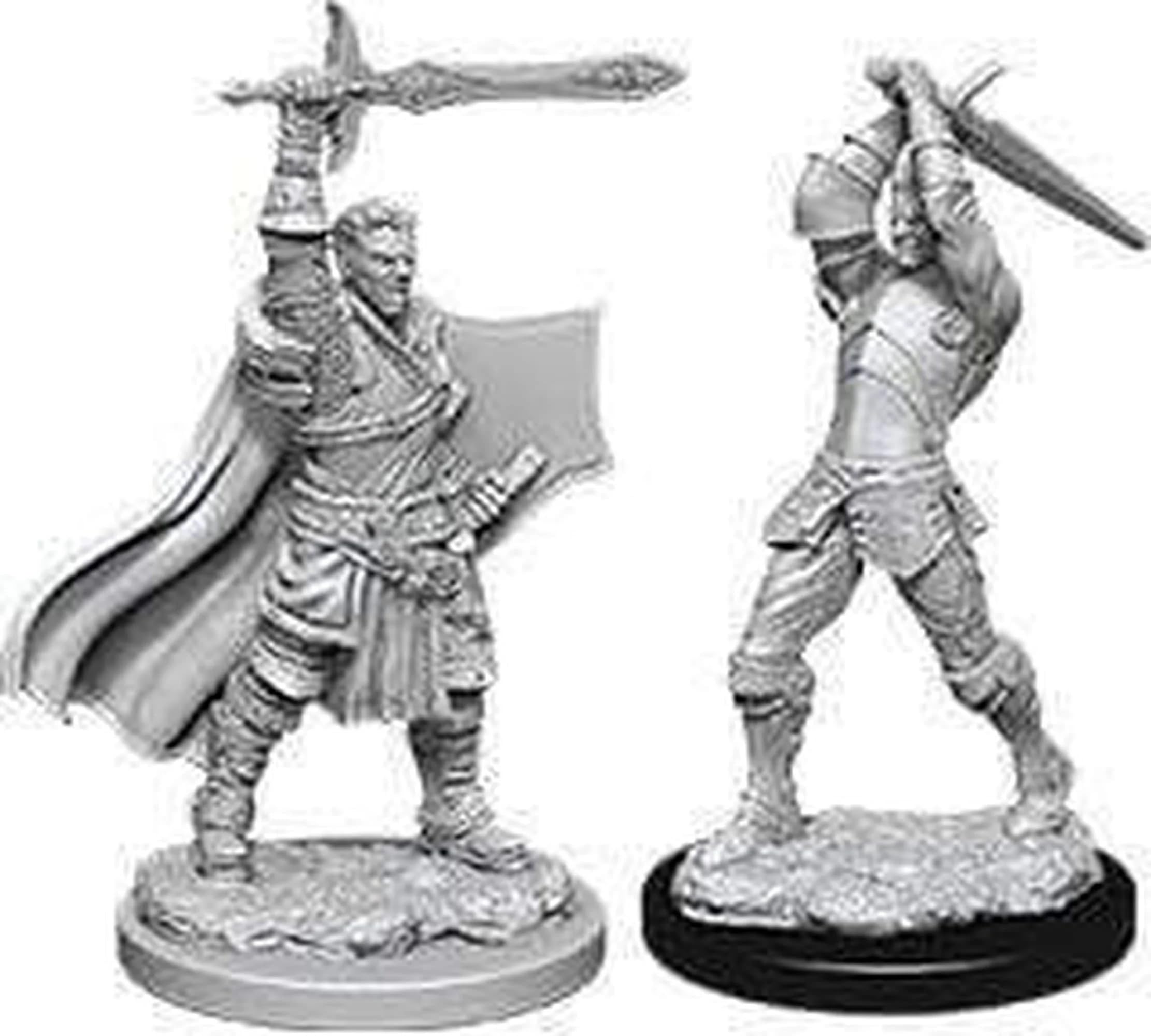 D&D: Nolzur's Marvelous Minis: Male Human Paladin W12 (Unpainted)