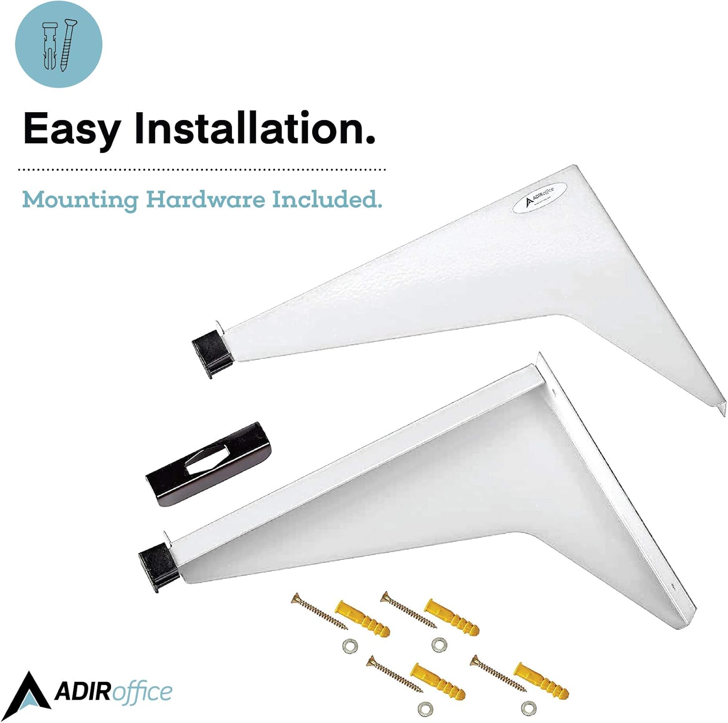 Drop/Lift Wall Rack for Blueprints, White