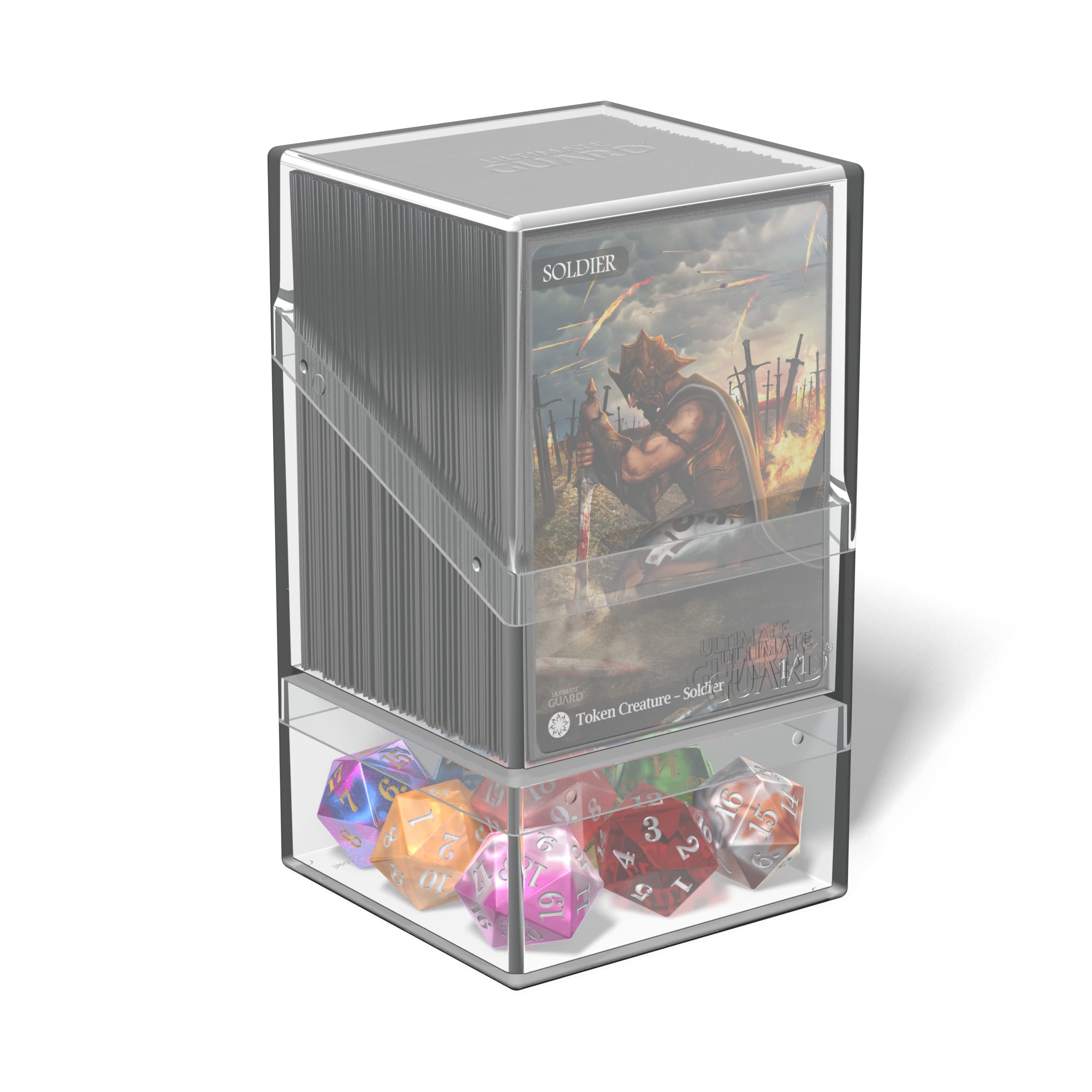 Ultimate Guard UGD011283 Boulder'n Tray 100+ Transparent Trading card box